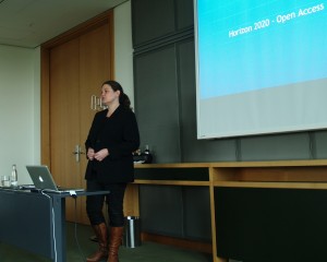 Rita Haeussler at Horizon 2020 workshop in Berlin